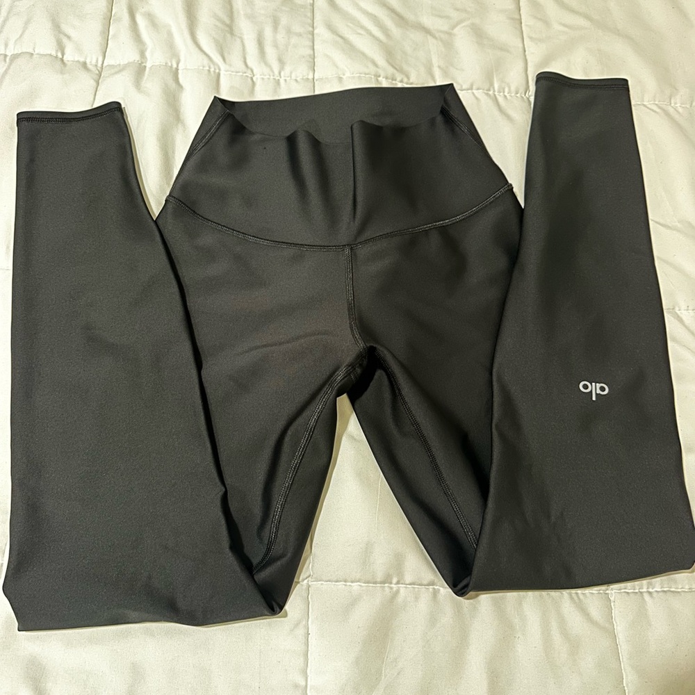 ALO Yoga Jet Black High-Waist Leggings